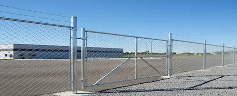 Malla ciclónica instalada